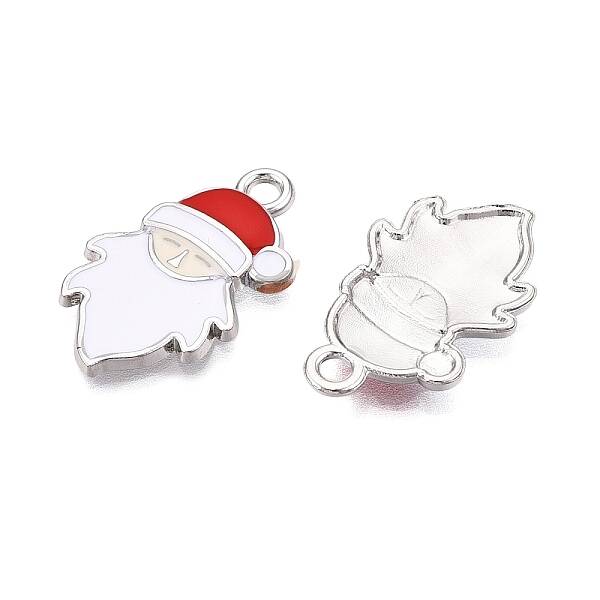 Christmas Theme Alloy Enamel Pendants