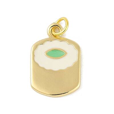 Brass Enamel Pendants