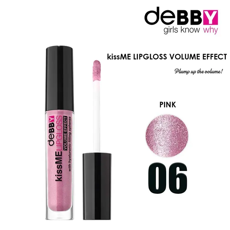 Debby kissme lip gloss volume 06 pink