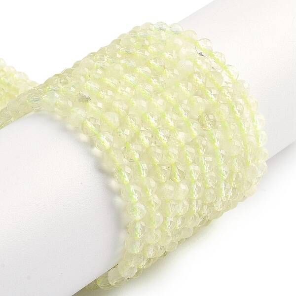 Natural Lemon Quartz Beads Strands