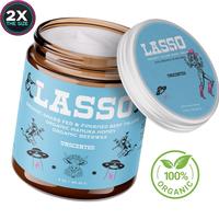 LASSO Organic Beef Tallow, Manuka Honey & Beeswax Balm 4oz Natural Face & Body Moisturizer Skin Care Frankincense, Lavender, ...