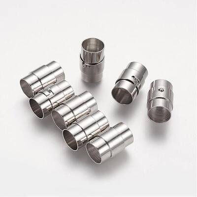 Brass Locking Tube Magnetic Clasps