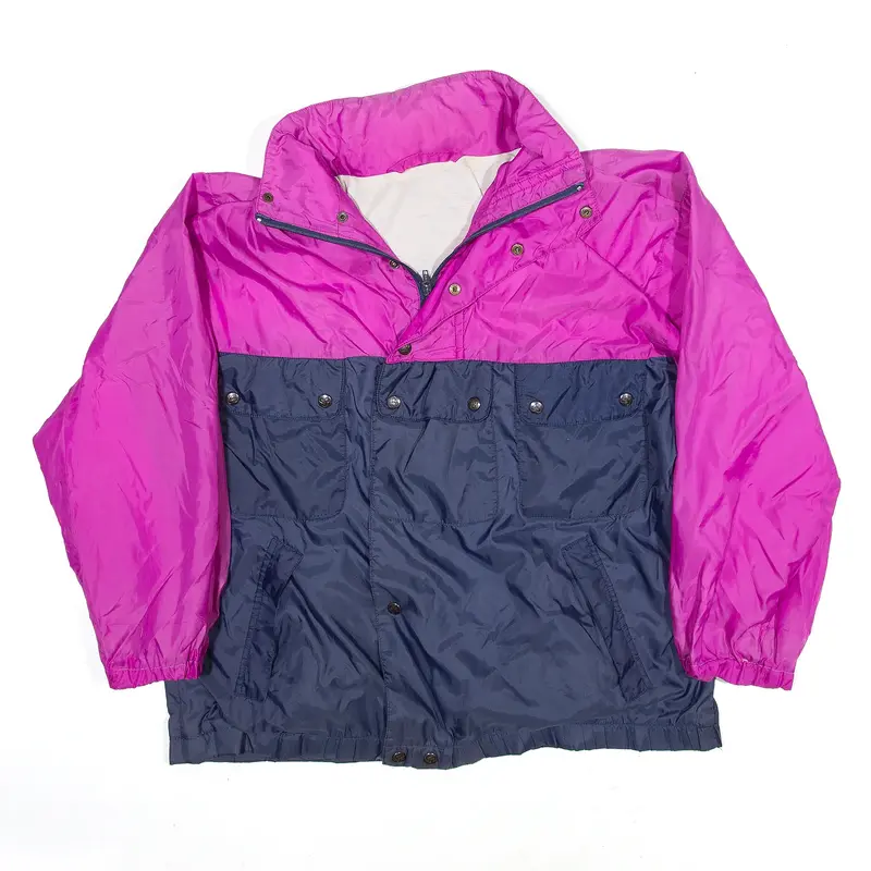 Track Jacket Blue Colourblock Womens M