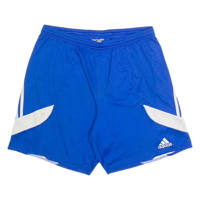ADIDAS Mens Sports Shorts Blue Relaxed L W32
