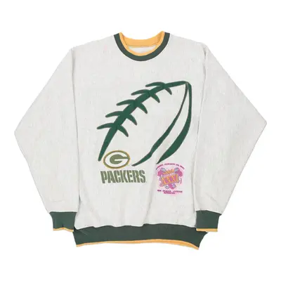 Green Bay Packers Legends Athletic NFL Sweatshirt - 2XL Grey Cotton Blend
