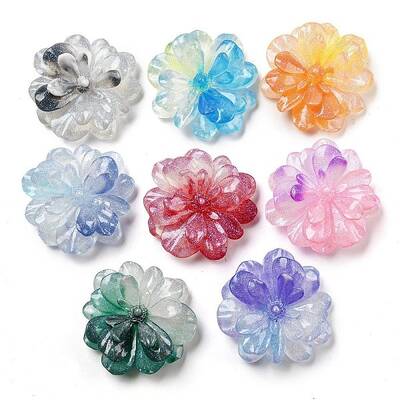 Luminous Transparent Epoxy Resin Decoden Cabochons