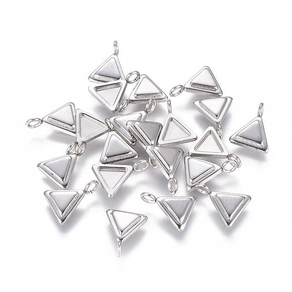 Non-Tarnish 304 Stainless Steel Pendant Cabochon Settings