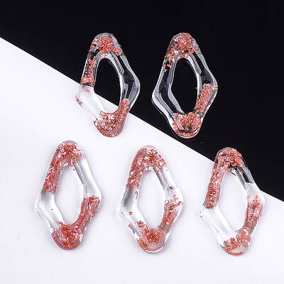 Transparent Resin Pendants