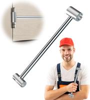 Door Hinge Adjustment Tool, 14-19mm Hinges Gap Adjusting Wrench, Upgraded Door Henge Repair Tool, Door Gap Tool for Flag Hing...