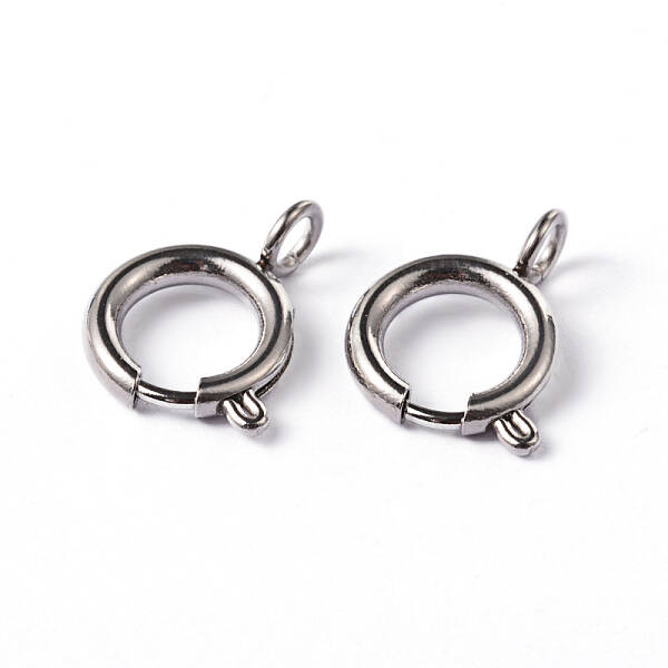 Tarnish Resistant 304 Stainless Steel Smooth Surface Spring Ring Clasps