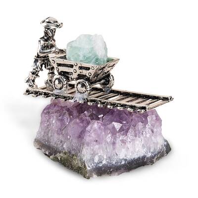 Natural Amethyst Cluster Ornaments