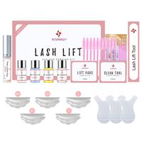 Professional Eyelash Perm Kit, Curling Eyelashes Lift Kit, Salon Lash Lift Kit Curl Eyelash Perming Kit, Semi-permanent Natur...