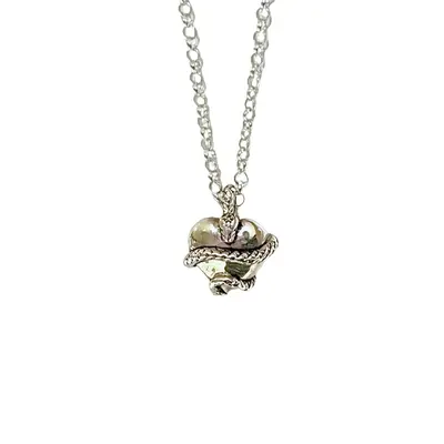 Wise Heart on Renata Chain Silver