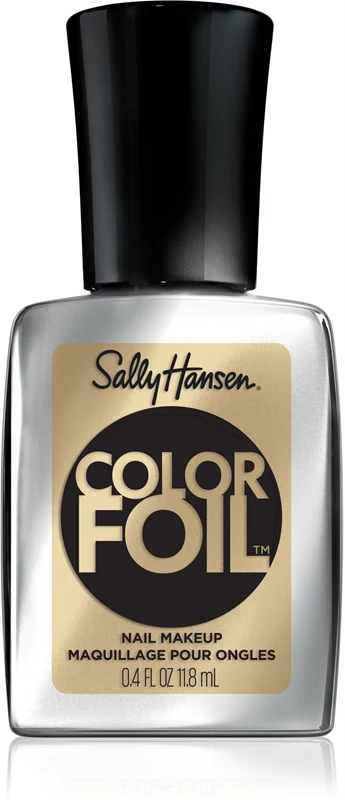 Sally Hansen Color Foil Mirror Effect Nail Polish Color 140 Gold Standard 11.8 ml