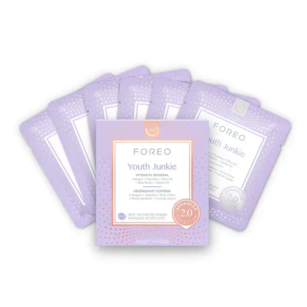 FOREO UFO™ Youth Junkie maschera anti-aging face 6 pieces