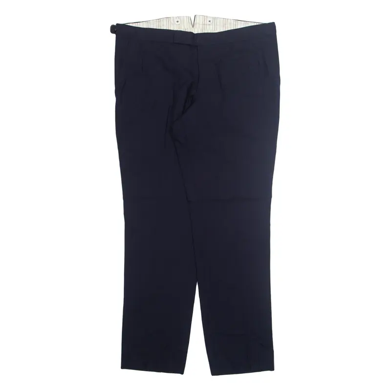 Workwear Mens Trousers Blue Regular Straight W38 L32