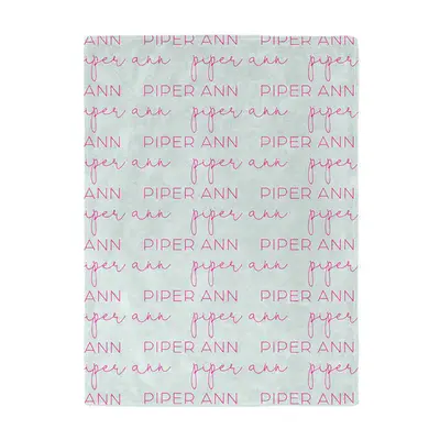 Personalized Designed Name Soft Blanket For Souvenir - Aperturee