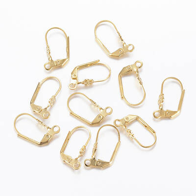 304 Stainless Steel Leverback Earring Findings