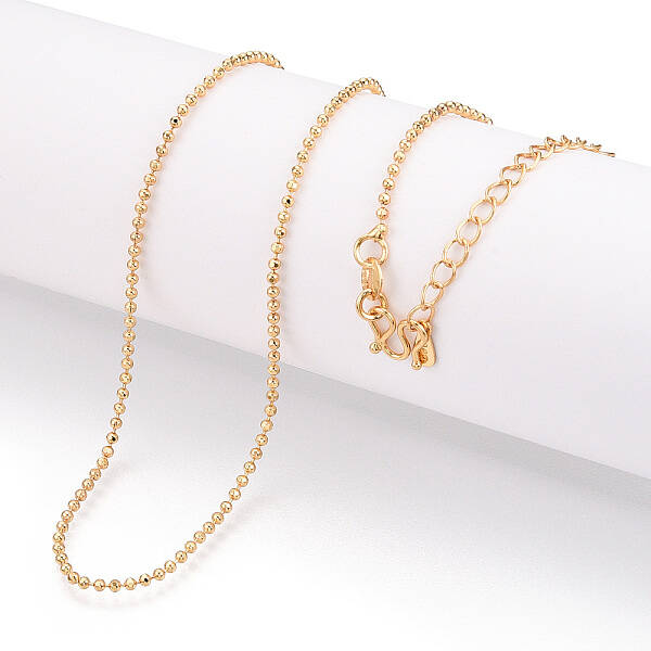 Brass Ball Chain Necklaces