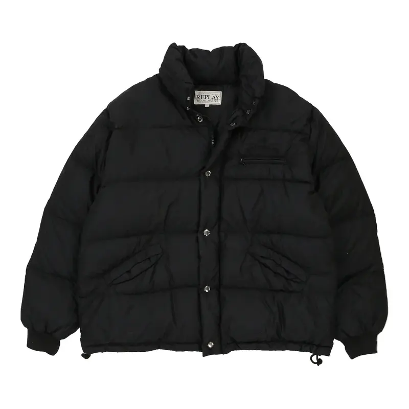 Replay Puffer - Large Black Polyester