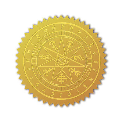 Self Adhesive Gold Foil Embossed Stickers