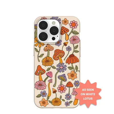 Seashell Shrooms and Blooms iPhone 13 Pro Case