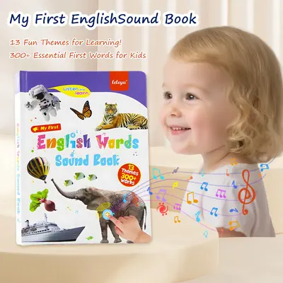 English learning toys, music toys, language enlightenmenttoys, language therapy toys, suitable for children aged 1-6,300 word...
