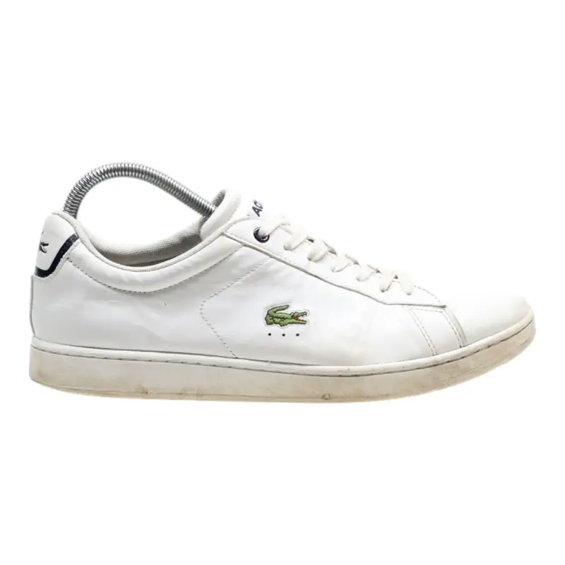 LACOSTE Sneaker Trainers White Synthetic Mens UK 9.5