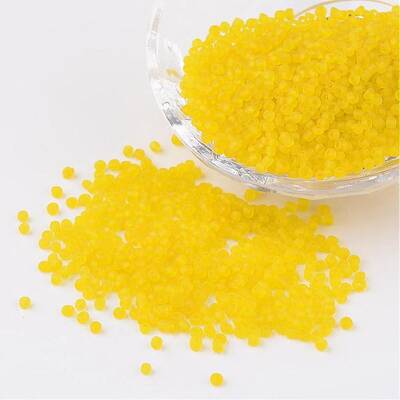 12/0 Frosted Round Glass Seed Beads