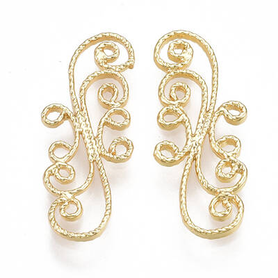 Brass Filigree Joiners Links