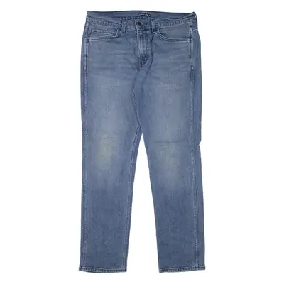 LEVI'S Line 8 Mens Jeans Blue Regular Straight Stone Wash W34 L30