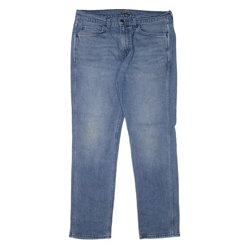 LEVI'S Line 8 Mens Jeans Blue Regular Straight Stone Wash W34 L30