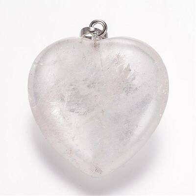 Natural Quartz Crystal Pendants