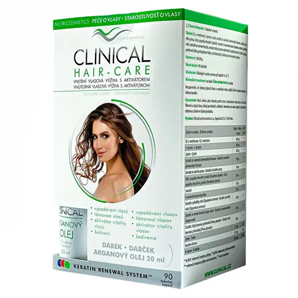 Clinical Hair Care 90 Capsules + Argan Oil 20 ml