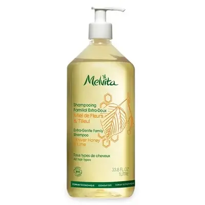 Melvita Family Shampoo Extra Delicate Flower Honey & Linden 1l