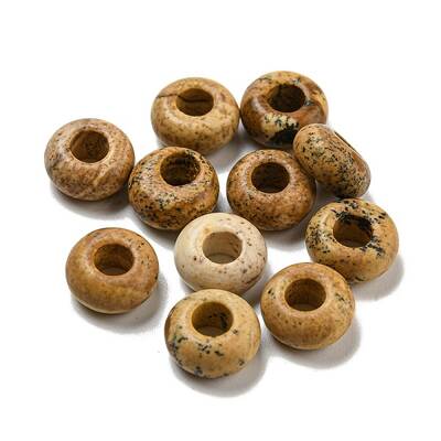 Natural Picture Jasper Beads