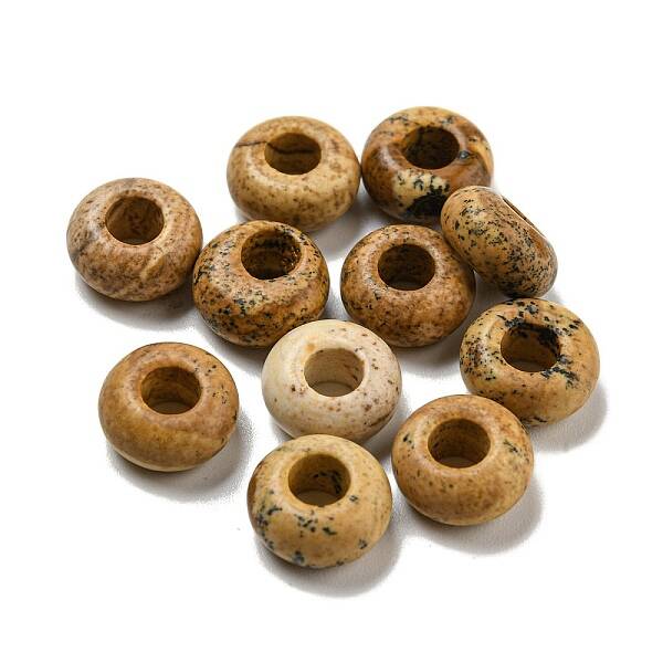 Natural Picture Jasper Beads