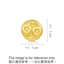 'Fate & Myth' 999 Gold Cancer Charm