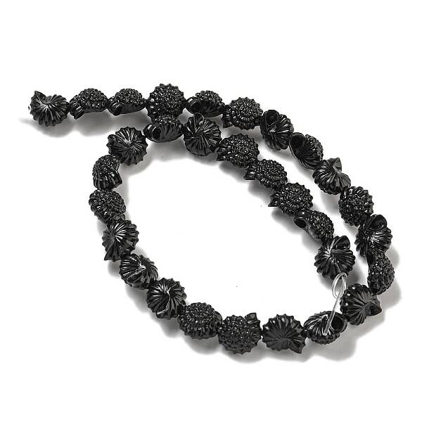 Synthetic Coral Carved Beads Strands