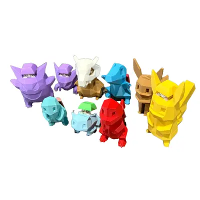 Low Poly Monster Keyboard Clickers Mechanical Switch Fidget Toy | Stim Toy, Stress Relief, ADHD, ASMR, Gift For Him, Gift For...