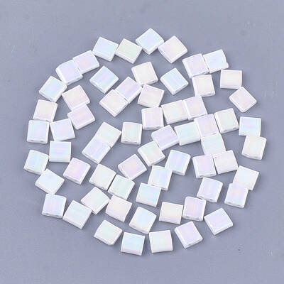 2-Hole Opaque Glass Seed Beads
