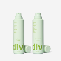 Divi, Dry Shampoo Duo, Oil-Free Haircare, Conditioner & Cleansing, 2-Pack (5.3OZ Each) Natural Promoting Healthy Scalp