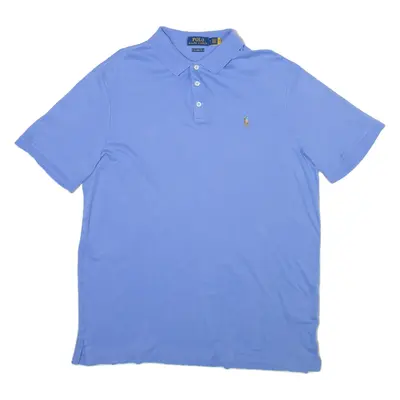POLO RALPH LAUREN Mens Polo Shirt Purple L