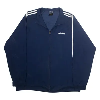 ADIDAS Mens Track Jacket Blue 2XL