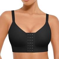 FeelinGirl Wireless Bra Front Closure for Women Everyday Bras Post Surgery Bras Shapewear Top Comfortable Fabric Womenswear F...