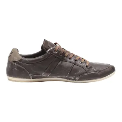 LACOSTE Sneaker Trainers Brown Leather Mens UK 11