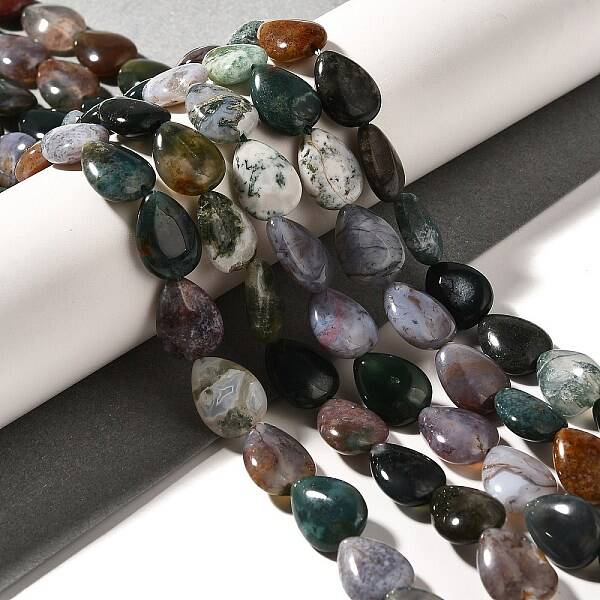 Natural Indian Agate Beads Strands