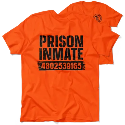 Prison Inmate - Safety Orange Hi-Vis T-Shirt