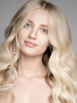 UNice Platinum Blonde Human Hair Tape In Extension
