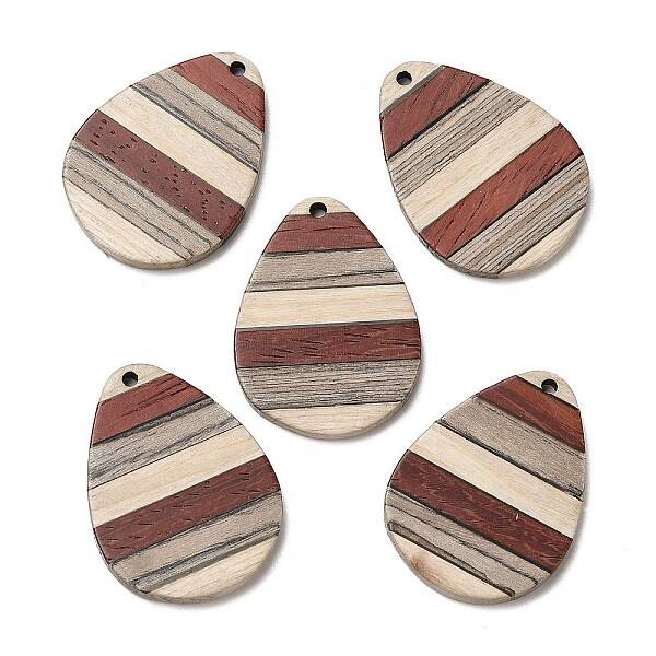 Wenge Wood & Sandalwood & White Ash Pendants